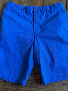 Polo by Ralph Lauren Blue Flat-Front Boy’s Shorts